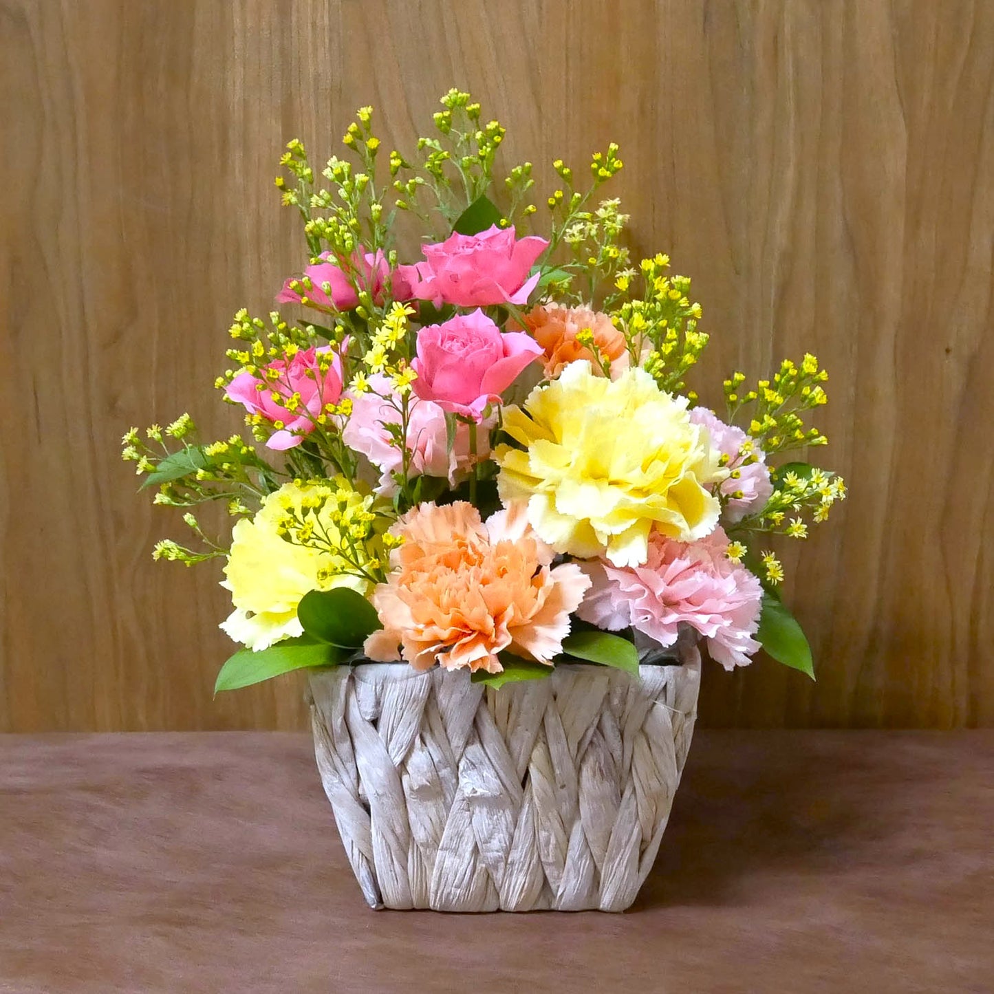 【5月限定】アレンジ_誕生花アレンジSS<カーネーション>