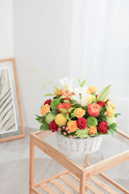 アレンジ_お祝いアレンジ　S