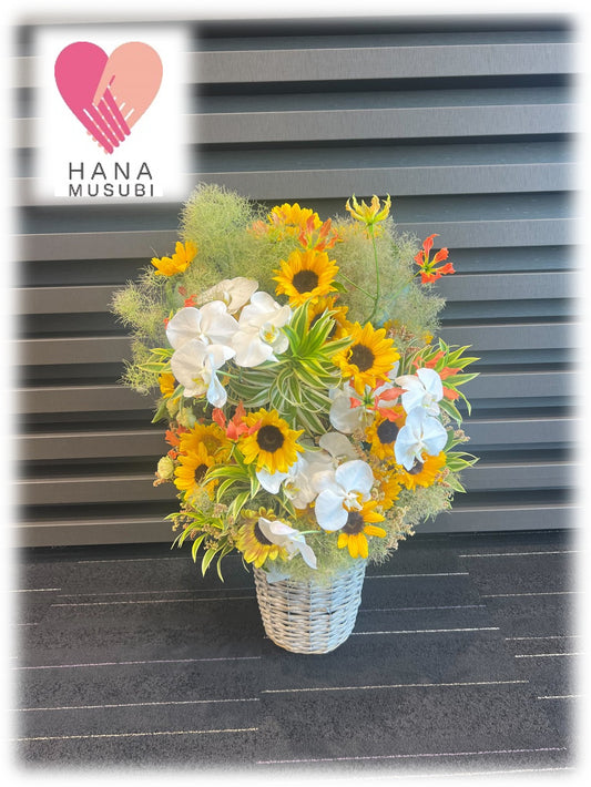 ＊花結＊アレンジ_お祝いアレンジXL　※宅配可