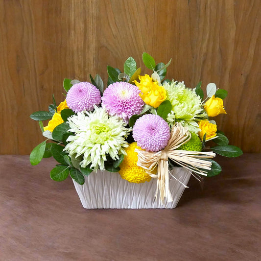 【11月限定】アレンジ_誕生花アレンジSS＜スペシャルマム＞